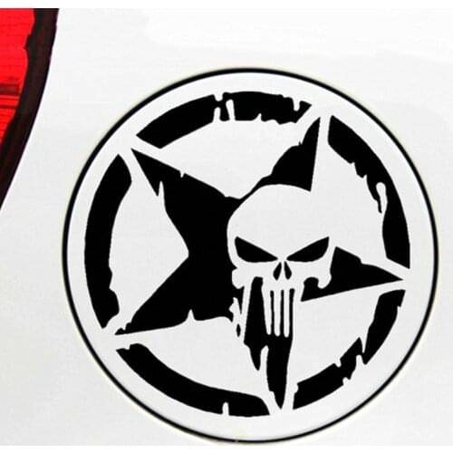 Personality Funny Five-pointed Star Car Stickers and Decals Waterproof Windshield Car Decorative KK Apply To Car Window window