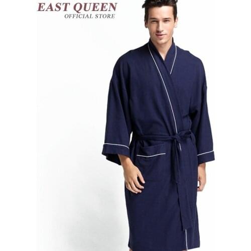Men gown home bathrobe female 2018 new arrival male sleepwear fashion women men luxury brand male bathrobe AA845
