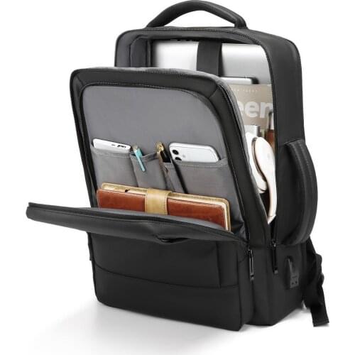 USB Mens Backpack Multifunctional Large-capacity Multiple Compartments Business Backpack Computer Bag Waterproof Travel Bag Men