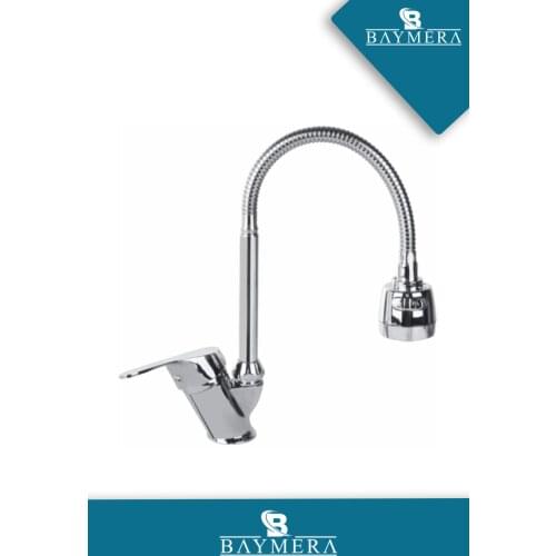 Lux Mix Spiral Kitchen Sink Faucet Set Hot Cold Inlet