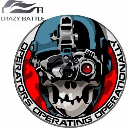 Crazy Battle 13cm x 13cm Strato Gears Car Stickers Waterproof Personality Bumper Trunk VAN SUV Surfboard Decal Decoration