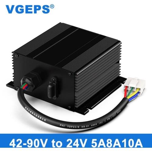 42-90V to 24V fully isolated step-down converter 48V60V72V to 24V automotive power regulator converter