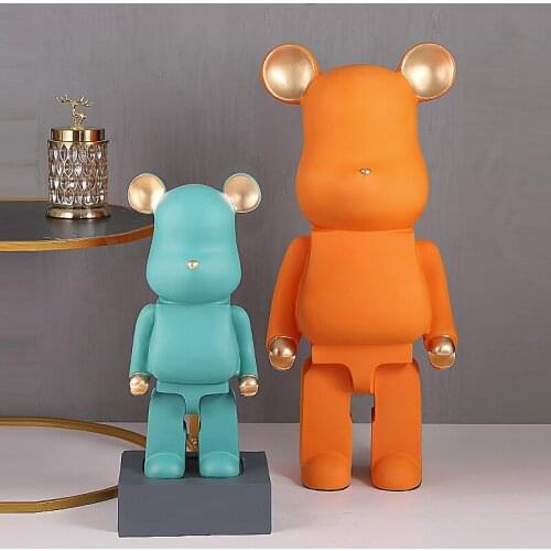 Bear landing large ornament money storage tank light luxury Nordic living room TV cabinet sofa home decoration