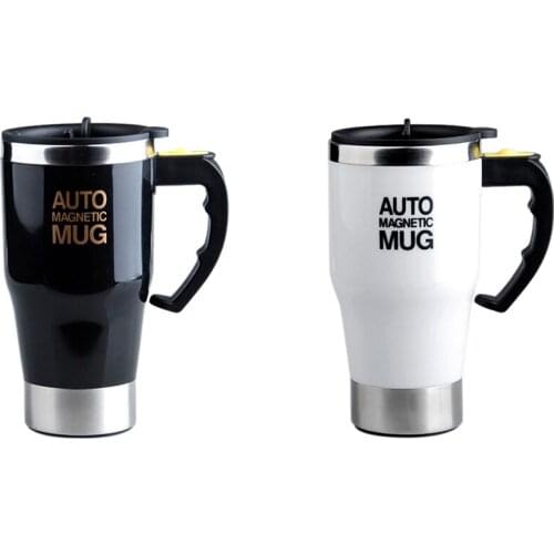 Self Stirring Mug Electric coffee Tea Mug Stainless Steel Double Wall Travel coffee Mug for Party