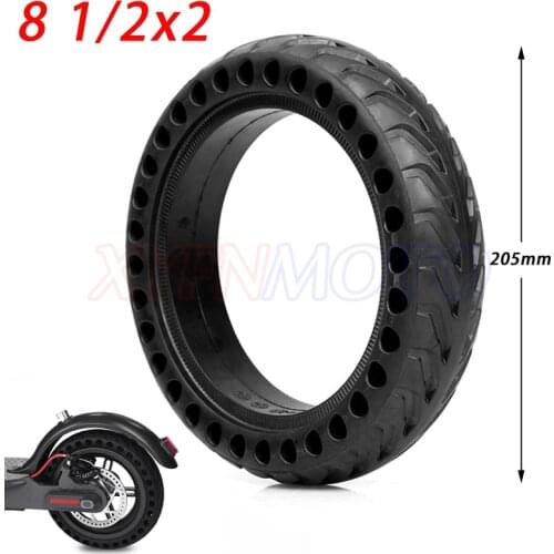 8 1/2x2 Solid Tire 8.5x2 Inch Hollow Tires for Xiaomi Mijia M365 Electric Scooter Non Pneumatic Solid Tyre
