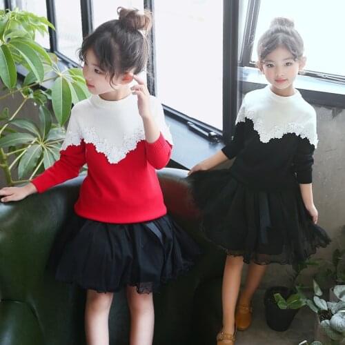 Sweater Girl 2018 New Children Girl Child Korean Winter Girls Sweater