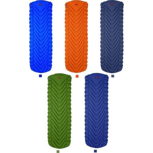 Camping Sleeping Pad Inflatable Air Mattresses Outdoor Tent Mat Cushion Bed Ultralight Cushion Pillow Hiking Trekking