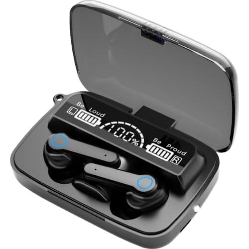 M19 Earbuds TWS Earphone Touch Control Wireless Bluetooth-compatible Headphones LED display With Microphone