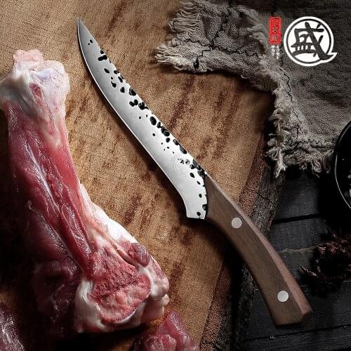 Japanese Filleting Knife Hand-forged Stainless Steel Butchering Knives Slaughter Pig Fish Meat and Chicken Cooking tool