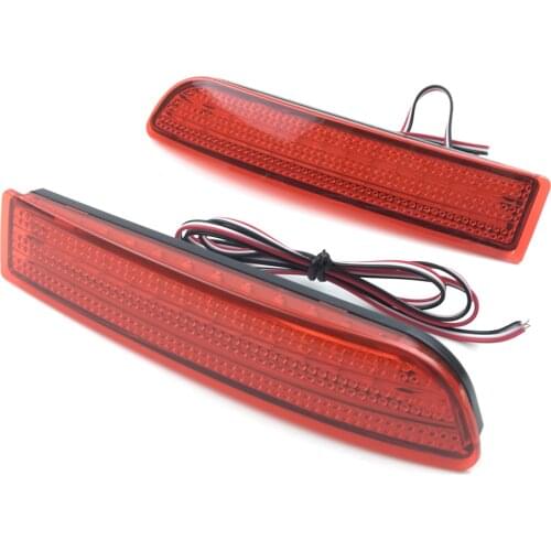 Rear Bumper Reflector Brake Stop Light Red Lens LED Tail Light For Toyota Alphard RAV4 Previa 2009 2010 2011