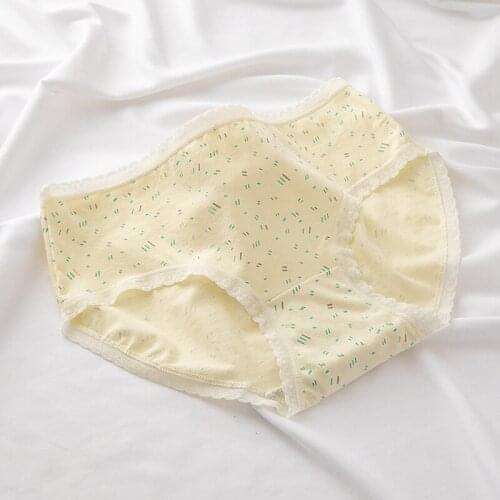 EFINNY Woman Panties Cute Breathable Soft Lingerie Female Cotton Briefs Panty Mid-waist Womens Underpants 2021 New Underwear
