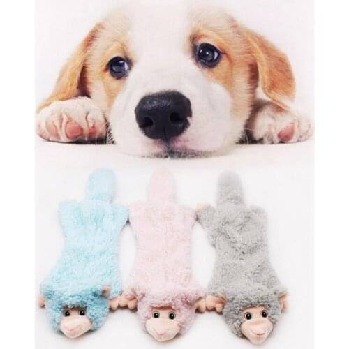 1Pcs 1Pcs 1Pcs 1Pcs 1Pcs 3 Colors Pet Dog Plush Sound Bite Sheep Shell Plush Sheep Chew Squeaky Toys for Dogs L