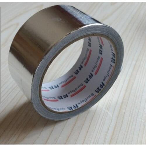 10 rolls 170m ,width 5cm pure aluminum foil adhesive tape,anticorrosive,fireproof,waterproof.EMF shielding conductive material