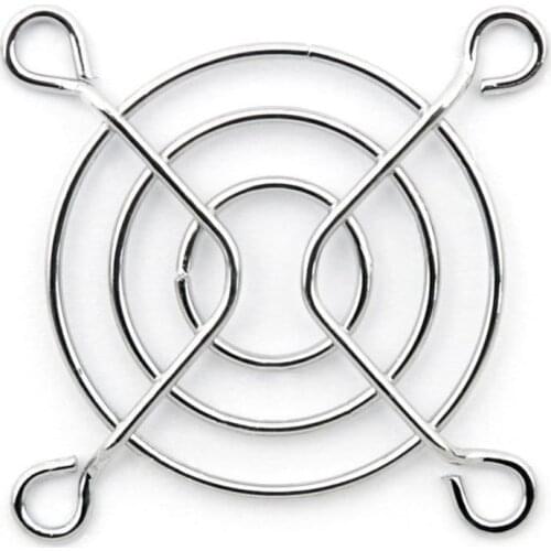 2Pcs 50mm Metal Fan Guard Protective Grill For PC Ventilator Computer Cooling Fan Protection Net Grille Iron Mesh Cover Protecto