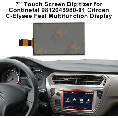 7" Touch Screen Digitizer for Toyota 4 Runner JBL E7028 Navigation LQ070T5GA01/GC01 2010-2013