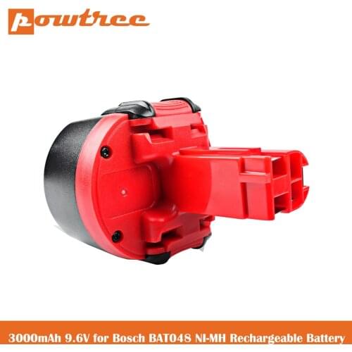 BAT048 9.6V 3000mAh NI-MH Rechargeable Battery Power Tools Battery for Bosch PSR 960 BH984 BAT119 BPT1041 BH974 2607335260 L70