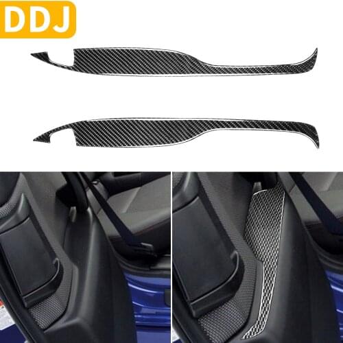 For Mazda RX-8 RX8 SE3P JM1FE 04-08 Accessories Rear Door Panel Armrest Platform Trim Carbon Fiber Modified Interior Sticker