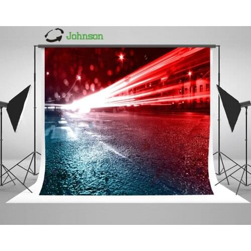 Emergency Vehicle Bokeh Photography Backgrounds polyester or Vinyl cloth High quality Computer print wall backdrops