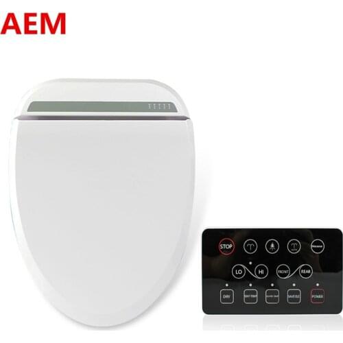 Automatic Toilet Cover Heated Warm Toilet Seat Intelligent Bidet Buttocks Wash Remote Control Elongated 110V or 220V
