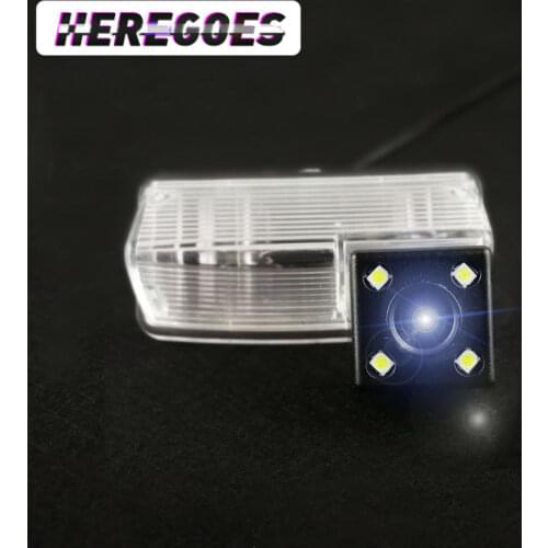 Car CCD Night Vision 4 LED Backup Rear View Camera Parking Assistance waterproof For Toyota reiz 2010 2013 2015 XENIA S80