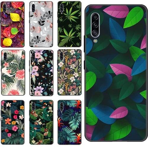 Desxz Phone Case for Samsung Galaxy A30 A51 A50 A71 A12 A32 A52 4G 5G Cover jungle floral