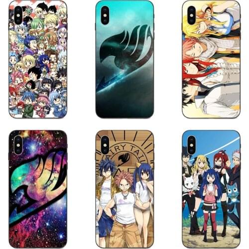 TPU Coque Case For Galaxy A3 A5 A6 A6s A7 A8 A9 A10 A20E A30 A40 A50 A60 A70 A80 A90 Plus 2018 Manga Fairy Tail Beautiful