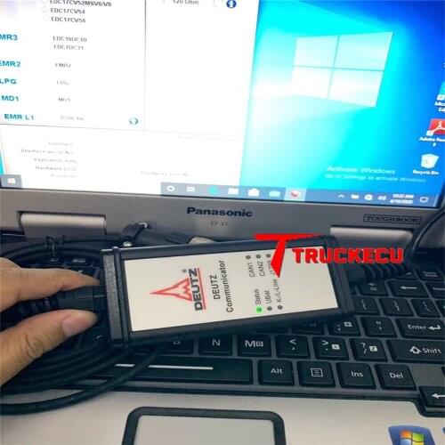 Diagnostic tool for deutz engine deutz decom Serdia2010+Thoughbook CF31 laptop Windows10 system for DEUTZ diagnostic tool