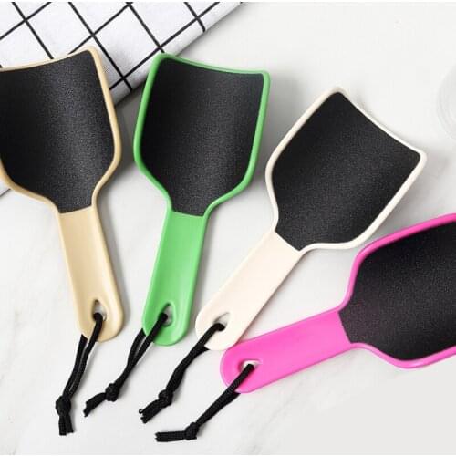 Double Sided Nail Foot File Feet Care Reusable Tools Curved Rasp Coarse Concave Callus Remover Pedicure Washable Hanging Loop