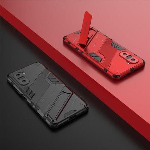Camera Protection Case For Poco F3 Case Shockproof KickStand Armor Cover for Xiaomi Pocophone Poko poco F3 F 3 PocoF3 5G Coque