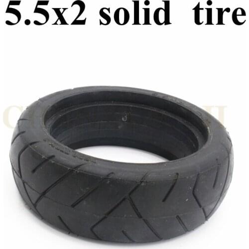 Lightning Delivery 5.5X2 5.5*2 Inch Solid Explosion Proof Tire for Jackhot Carbon Fiber Scooter Fastwheel F0 Electric Scooter