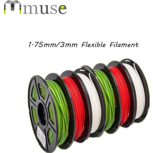 Soft 3D Printing Filament Fexible Filament 1.75mm/3.0mm 1kg For Prasa I3 Makerbot 3D Printer