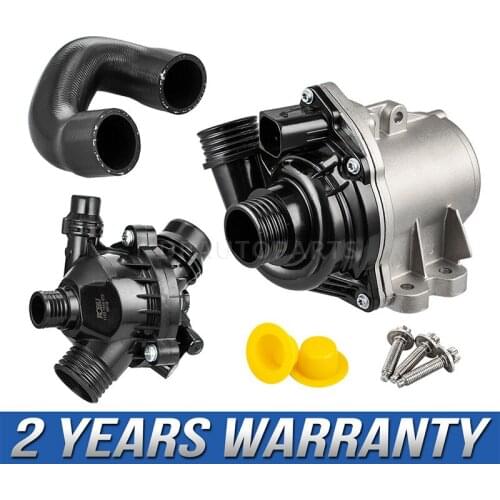 Set for Electric Water Pump Bolts Thermostat Pipe Assembly For BMW X3 X5 X6 Z4 335i 435i OEM