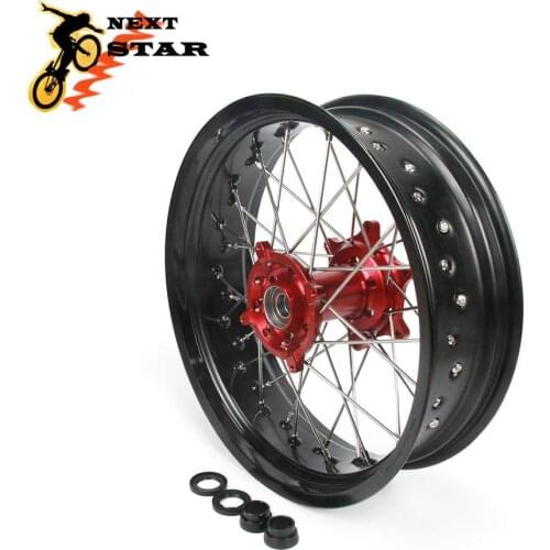 2.15x18" Motorcycle 2000-2016 Front & Rear Rims Complete Wheel Hub with 36 Spokes For Honda CR125 CR250 CRF250R 450R 450X 250X