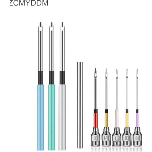 ZCMYDDM Crochet Knitting Embroidery Pen Punch Needle Handmade Stainless Steel for Cross Stitch Craft DIY Sewing Tools