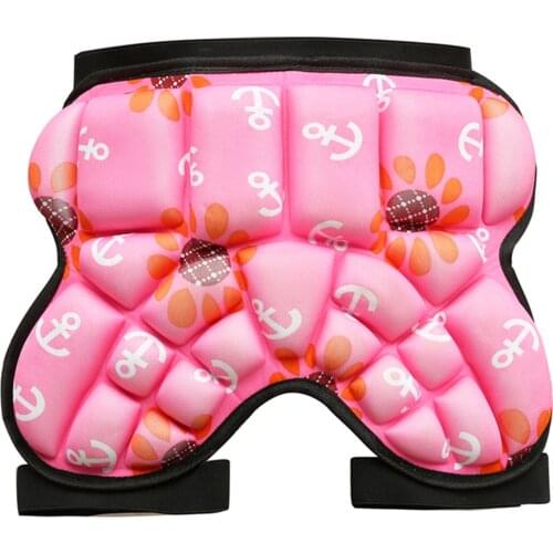 Kids Butt Protection Shorts Ski Skate Snowboard Protecting Pants Protection Thigh Buttocks Skid Resistance EVA Shock Easy To Use