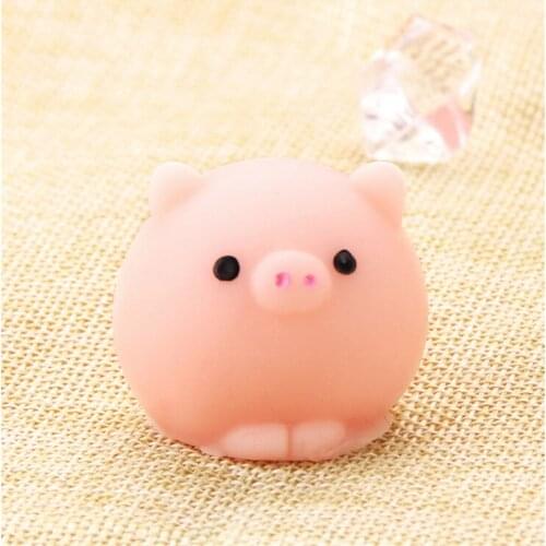 Cute Toy Kawaii Collection Fun Joke Gift Anti-stress Toys Cute Pig Ball Mochi Squishy Squeeze Prayer