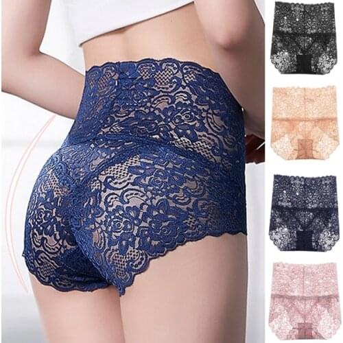 Lace Panties Women Panties High Waist Plus Size Female Sexy Underwear Butt Lift Lingerie Seamless Briefs Underpants Breech M-XXL