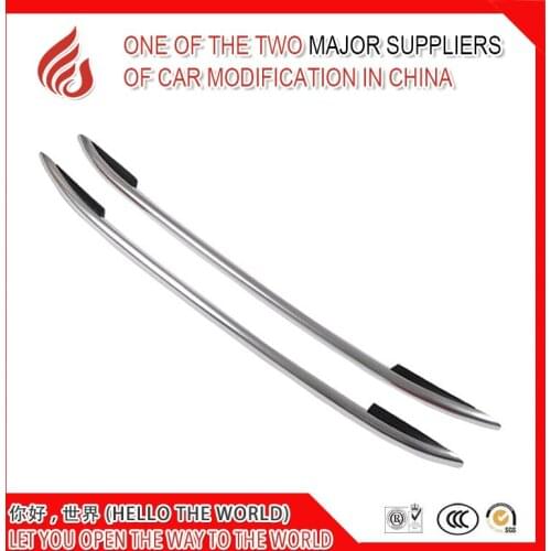 High quality a pair Aluminium alloy or ABS sticker install side rail bar roof rack for Captur 2015 2016 2017 2018