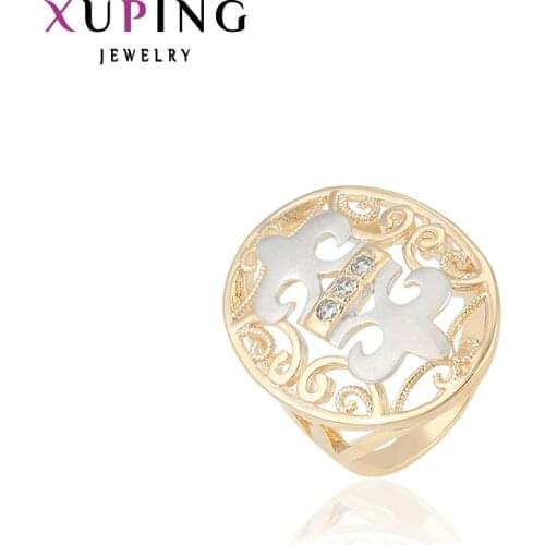 Xuping Fashion Ring Synthetic Cubic Zirconia European Style Top Quality Brand Jewelry Gift Women 12308