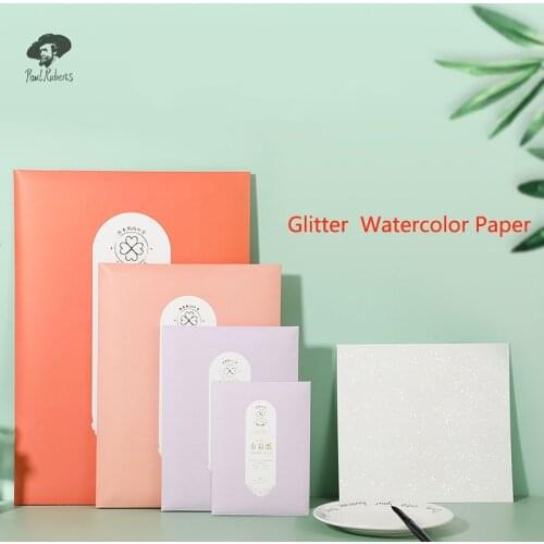 100% Cotton Watercolor Paper 300g Glitter Professional Water Color Paper for Painting Art supplies watercolor paper