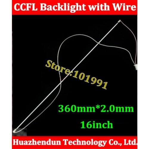 2pcs Universal 16 inch Backlight CCFL Lamps with Wire and Harness 360mm for 16'' 4:3 LCD Screen Freeshipping