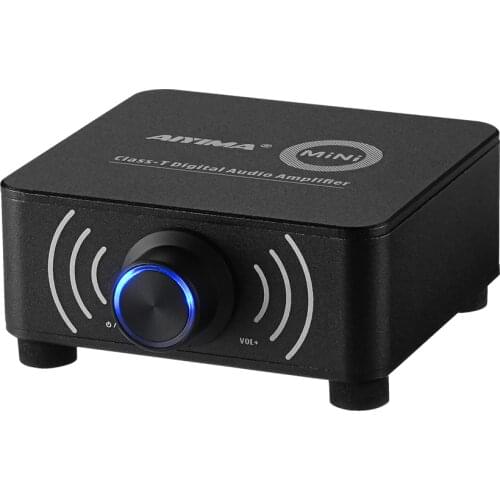 AIYIMA Mini Sound Amplifier Class-T Digital Audio Amplifiers 10W*2 Power Amplifier Home Theater Sound System Portable Desktop