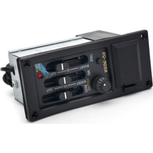 Acoustic Guitar 3 Band Preamp Amplifier Equalizer EQ 505R Pickup Piezo Parts