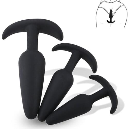 S/ M/ L Anal Plug For Men Gay Prostate Massage Silicone Anal Dilator Woman G Spots Stimulation Couples Erotic Sex Toys Butt Plug