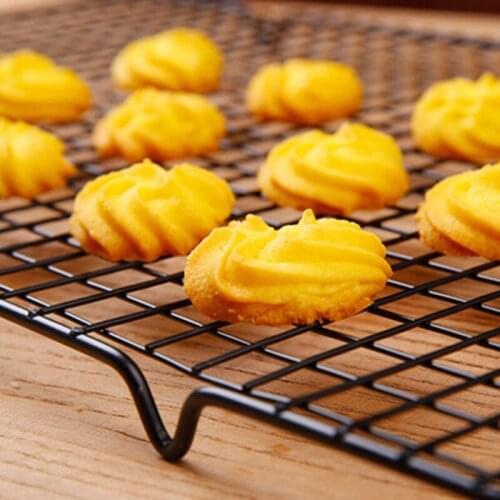 Nonstick Metal Cake Cooling Rack Net Cookies Biscuits Bread Muffins Drying Stand Cooler Holder Kitchen Baking Tools