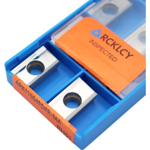 APKT1604 PDFR MA RH01 100% Original Milling Cutter Aluminum Alloy Slotted Aluminum Processing Inserts APKT 1604 CNC Lathe Tool
