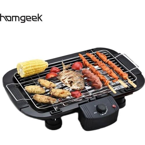 Smokeless Electric Grill Portable Tabletop Grill Kitchen BBQ Grills Tabletop Grill BBQ Smokeless Charcoal Grill for Camping