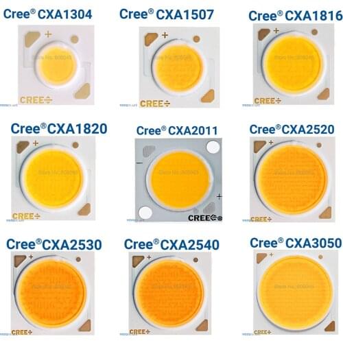 Cree CXA1304 CXA1507 CXA1816 CXA1820 CXA2011 CXA2520 CXA2530 CXA2540 CXA3050 Neutral White Warm White COB Chip Diode LED Array