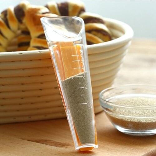 Yeast Measuring Cup With Sealing Clip Clamp Meter Device Accuracy Cake Bread Baking Kitchen Tools