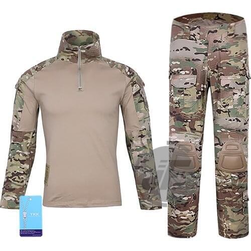 Emerson Tactical BDU G3 Combat Uniform Shirt & Pants Set For Women Shooting Hunting Assault Tops & Trousers With Knee Pads MC